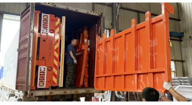 Side Wall Trailer will be Sent to Angola.