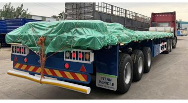 4 Axle Flatbed Trailer will be Sent to Kenya