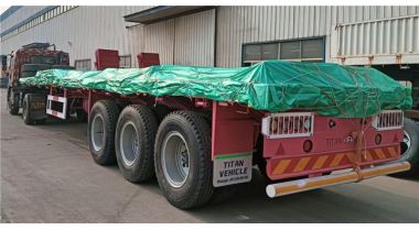 3 Axle 60 Ton Fence Semi Trailer will be sent to Madagascar