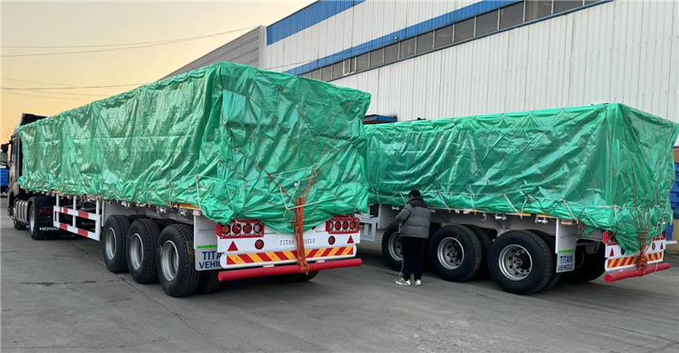 Tri Axle Trailer with Side Boards for Sale In Zambia