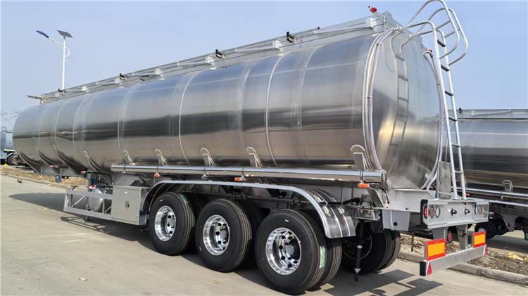 38000 Liter Aluminum Tanker Trailer for Sale In Costa Rica