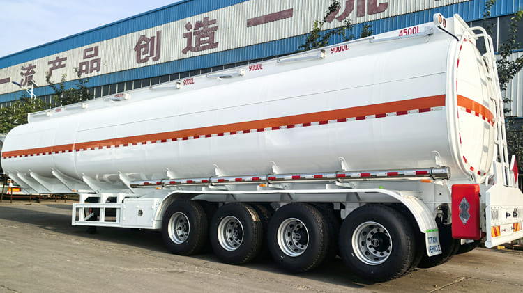4 Axle Oil Tanker Truck Trailer for Sale in Tanzania