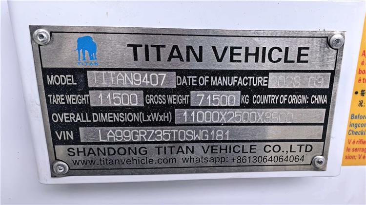 3 Axle Dump Semi Trailer for Sale In Tanzania