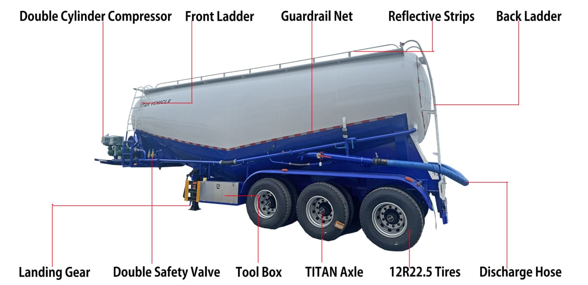 How Does Bulk Cement Tanker Trailer Work?