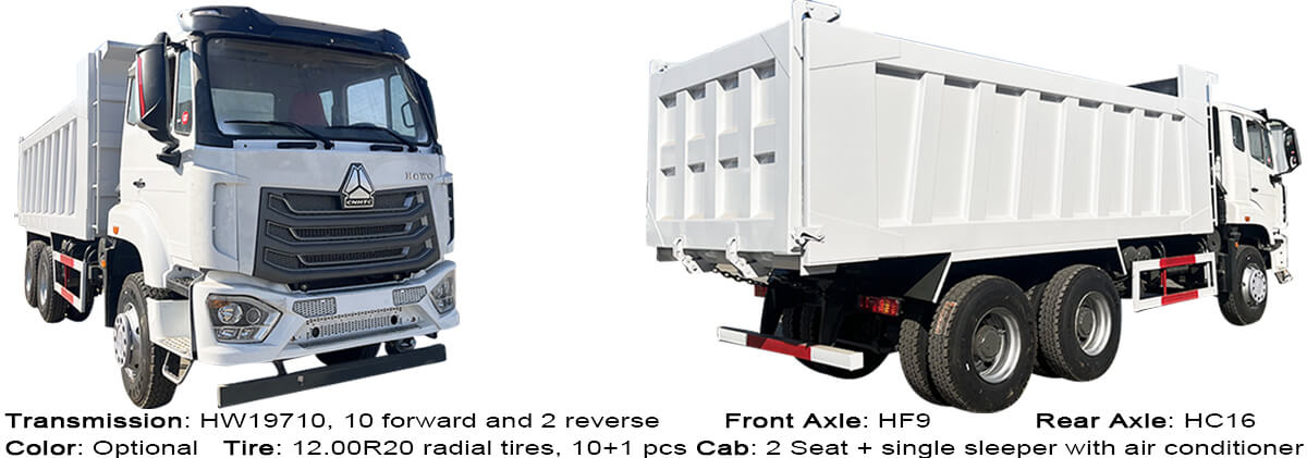 Used Howo Dump Truck for Sale in China