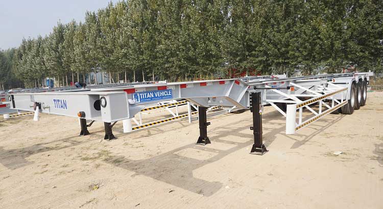Tri Axle Skeleton Semi Trailer for Sale Price, Specifications, Drawing