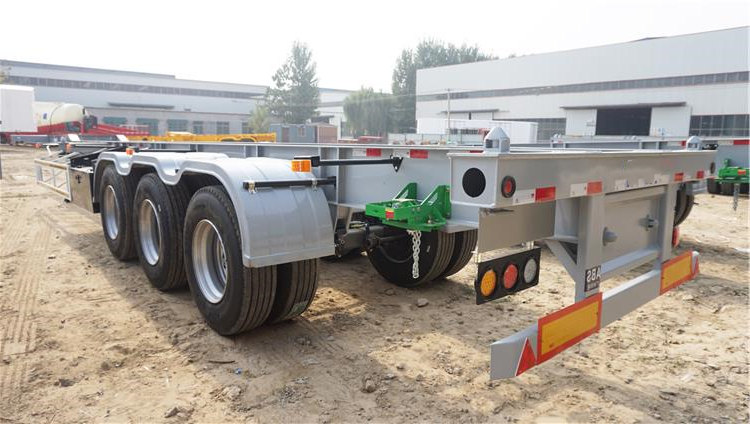 Tri Axle Skeleton Semi Trailer for Sale Price, Specifications, Drawing