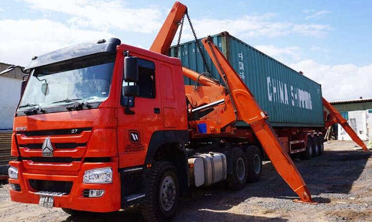 37 Ton 40Ft Container Side Loader Trailer for Sale In Papua New Guinea