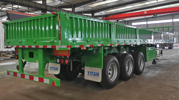 50 Ton Bulk Cargo Semi Trailer for Sale Loading Capacity, Weight