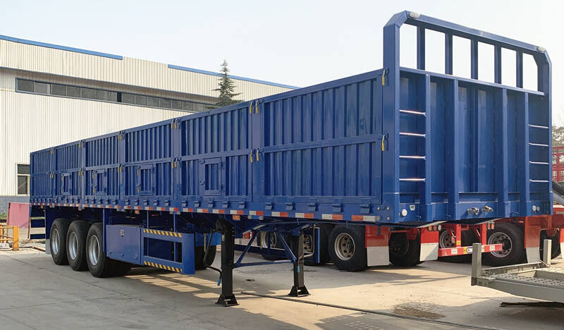 Tri Axle Drop Side Trailer Transport Bulk Cargo for Sale Near Me