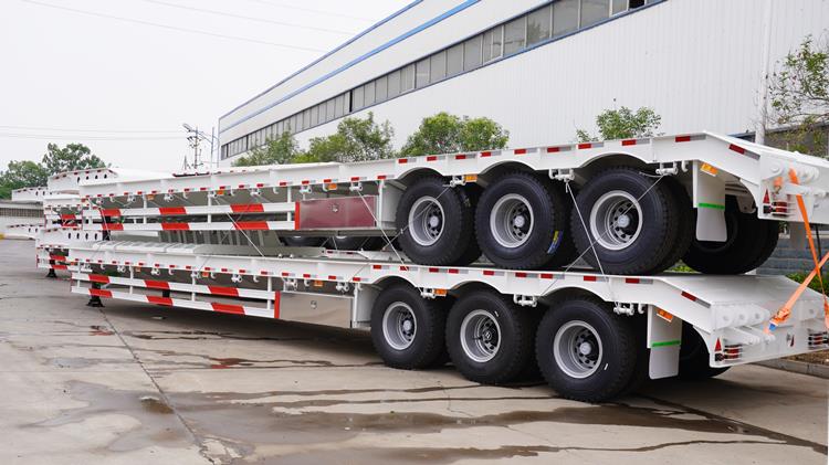 3 Axle Lowbed Trailer for Sale with Dimensions, Height, Capacity