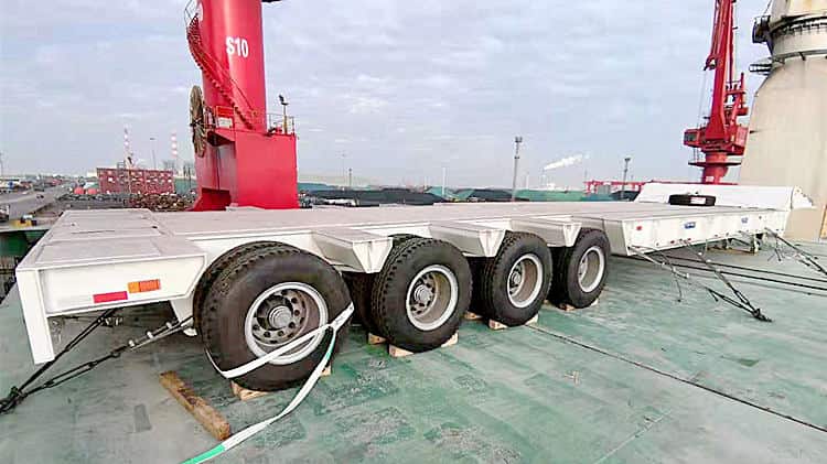 4 Axle Detachable Goosneck Trailer Weight, Length, Specification