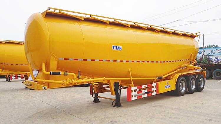 Tri Axle 60 CBM Cement Bulker Truck Trailer for Sale In Guyana - TITAN VEHICLE