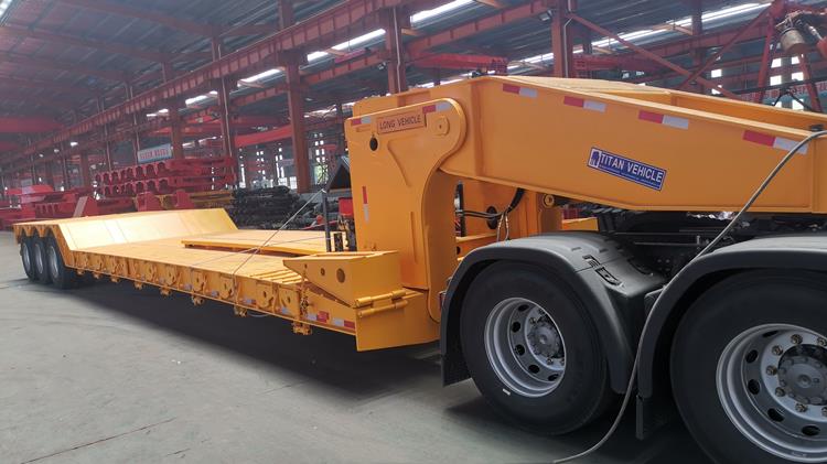 100 Ton Hydraulic Removable Gooseneck Trailer for Sale Price In Nigeria