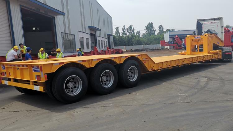 100 Ton Hydraulic Removable Gooseneck Trailer for Sale Price In Nigeria