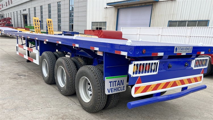 12.5m Tri Axle Flatbed Trailer for Sale In Zimbabwe Harare