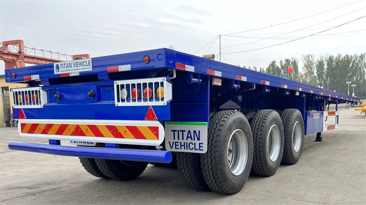 12.5m Tri Axle Flatbed Trailer for Sale In Zimbabwe Harare