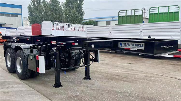 2 Axle 20ft Container Chassis Trailer for Sale In Dominica