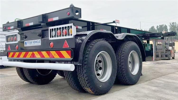 2 Axle 20ft Container Chassis Trailer for Sale In Dominica