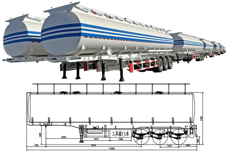 Palm Oil Tanker Truck Trailer Price for Sale In Benin
