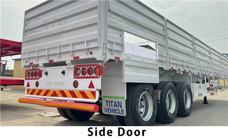 Triple Axle Trailer Side Door Trailer for Sale In Zimbabwe