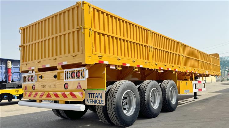 60 Ton Drop Side Wall Semi Trailer for Sale In Zambia