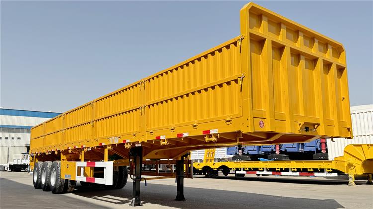60 Ton Drop Side Wall Semi Trailer for Sale In Zambia
