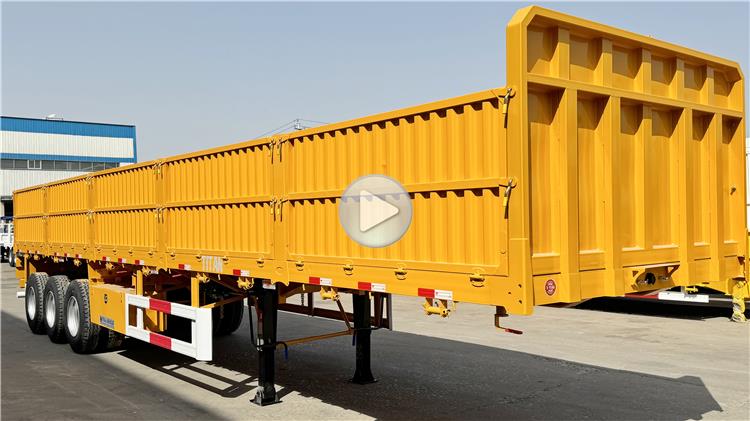 60 Ton Drop Side Wall Semi Trailer for Sale In Zambia