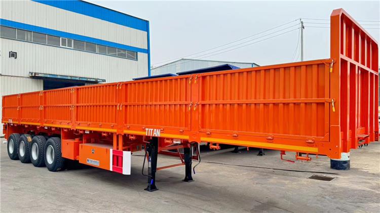 4 Axle Cargo High Side Trailer for Sale Price