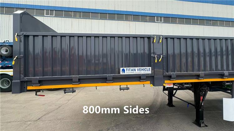 Tri Axle Trailer with Drop Sides for Sale In Angola