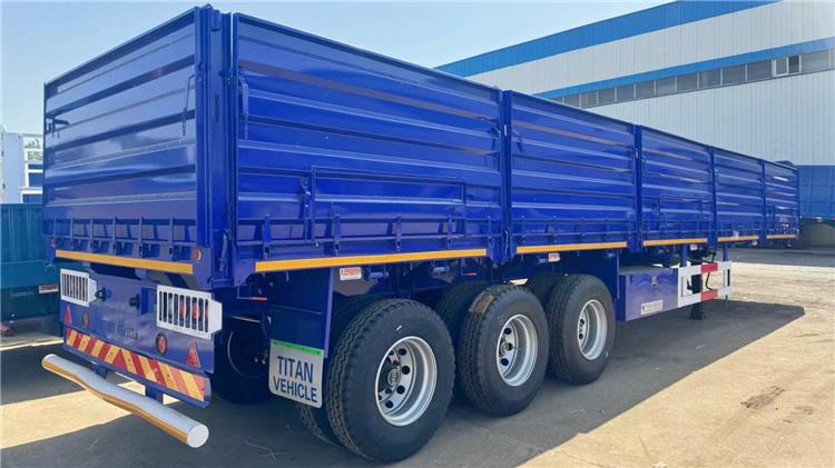 Tri Axle Side Wall Trailer for Sale In Tanzania