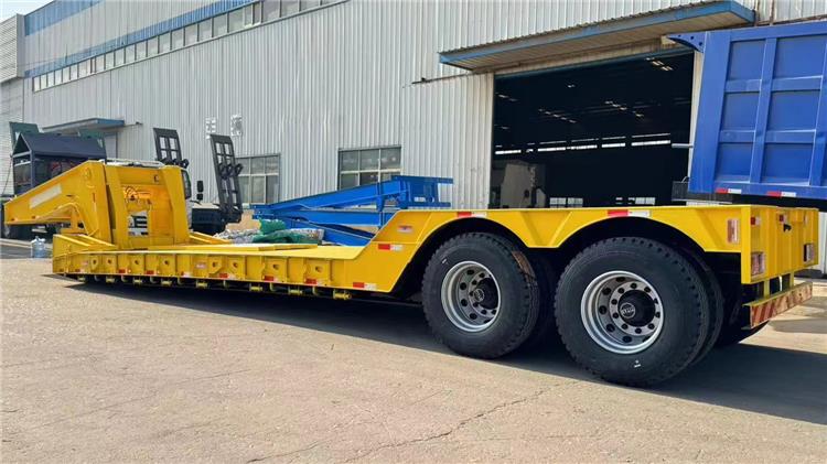 2 Axle 60 Ton Removable Gooseneck Trailer for Sale In Dominican