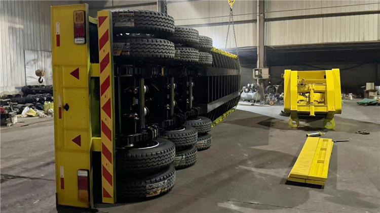 2 Axle 60 Ton Removable Gooseneck Trailer for Sale In Dominican