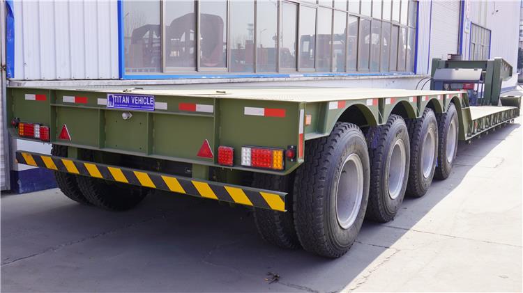 4 Axle 100 Ton Hydraulic Gooseneck Trailer for Sale In Trinidad and Tobago