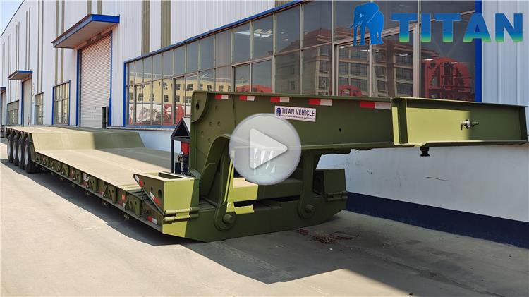 4 Axle 100 Ton Hydraulic Gooseneck Trailer for Sale In Trinidad and Tobago