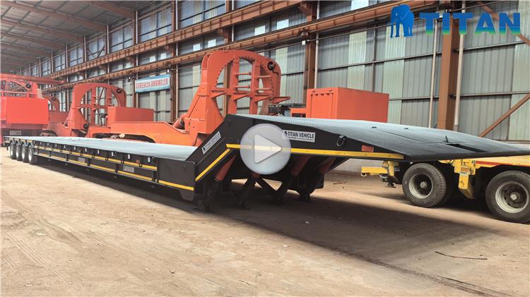 4 Axle Folding Neck Trailer for Sale In Nigeria