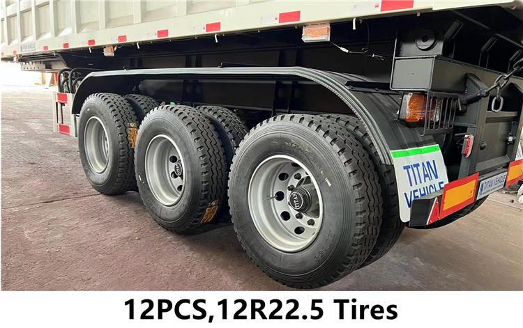 3 Axle Tractor Tipper Trailer for Sale Manufacturer In Tanzania