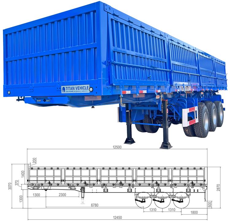 34 Ton Side Tipper Trailer for Sale In Zimbabwe