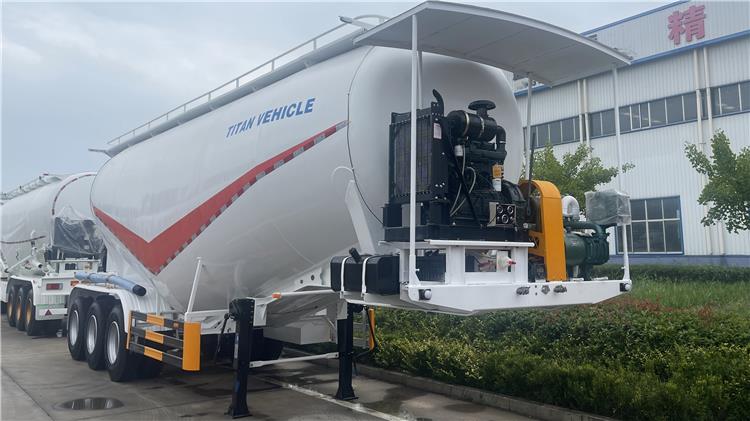 30CBM Dry Bulk Tanker Trailer for Sale Manufactures in Tanzania