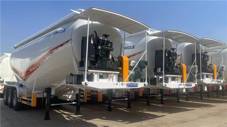 30CBM Dry Bulk Tanker Trailer for Sale Manufactures in Tanzania