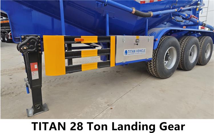 45CBM Bulk Cement Transport Trailer for Sale In Zambia