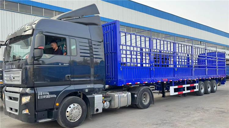 80 Ton Livestock Animal Transport Trailer for Sale In Djibouti