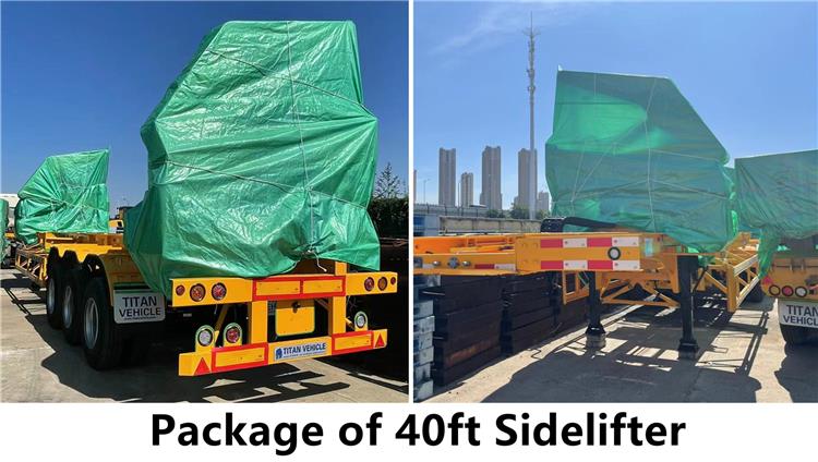 40ft Container Side Loader Trailer Price for Sale In Papua New Guinea