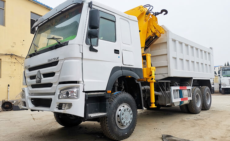 Dump Truck with Crane for Sale | Second Hand Tipper Trucks for Sale