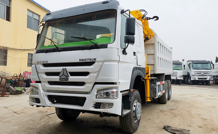 Dump Truck with Crane for Sale | Second Hand Tipper Trucks for Sale