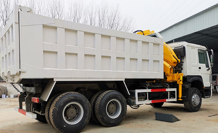 Dump Truck with Crane for Sale | Second Hand Tipper Trucks for Sale