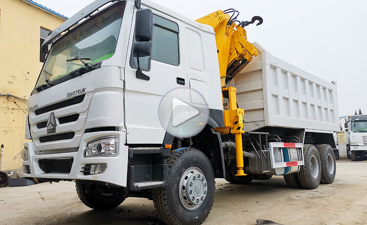 Dump Truck with Crane for Sale | Second Hand Tipper Trucks for Sale