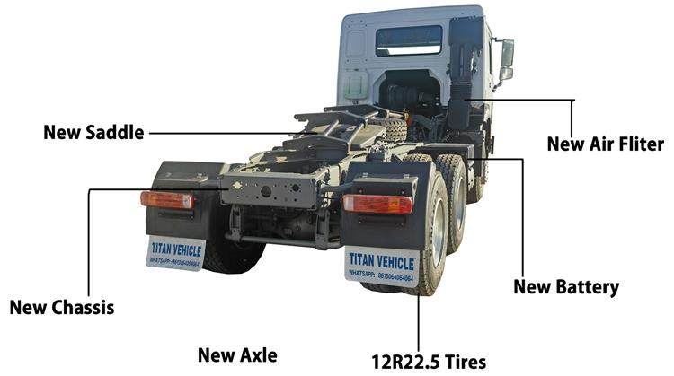 Used Howo CNG Truck Tractor Head 371 for Sale In Guyana