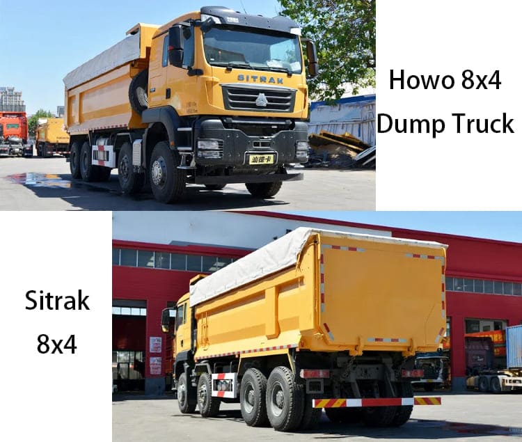 LHD Used Sitrak G7W 400 Howo 8x4 Dump Truck for Sale in Cameroon