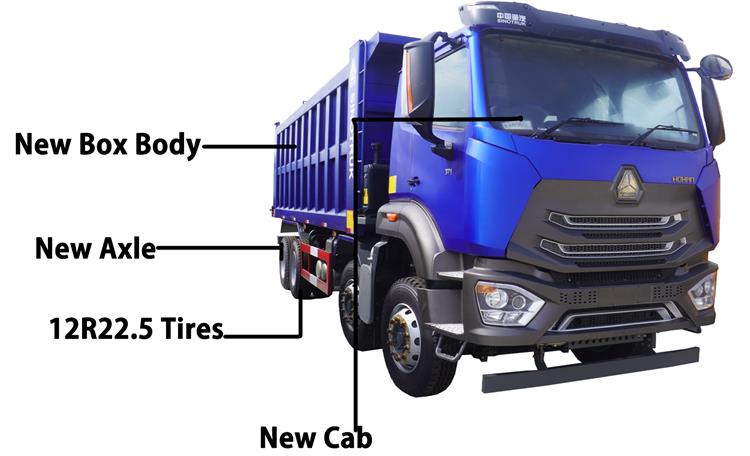 Used Howo N7 Dump Truck 8x4 for Sale In Tanzania Dar es Salaam